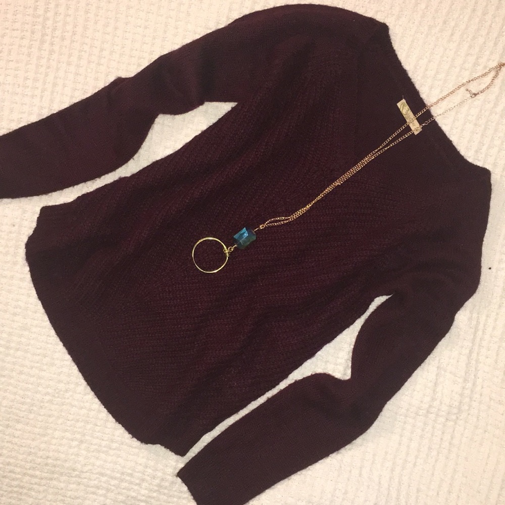 Urban Day Burgundy Sweater